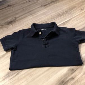 Gap navy blue pique polo